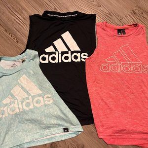 Bundle of 3 Adidas Tanks